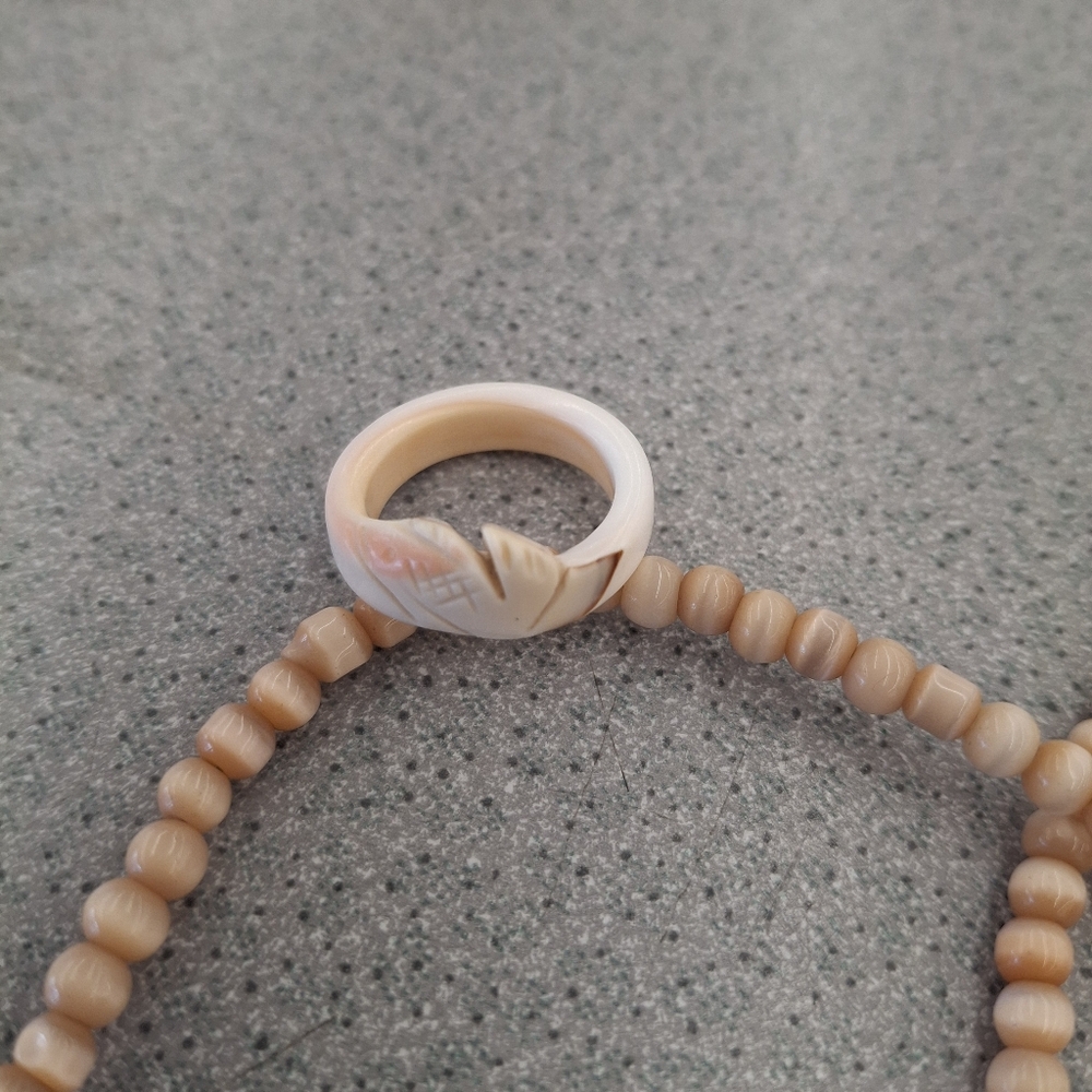 Coral Necklace & Ring